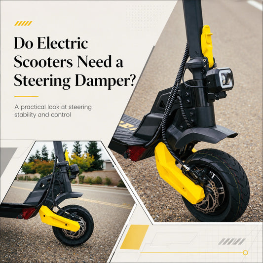 Does a 37 MPH Electric Scooter Actually Need a Steering Damper?