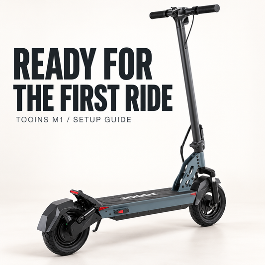 TOOINS M1 first ride setup guide, rear angle