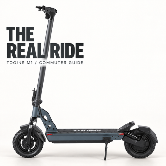 TOOINS M1 commuter guide, side profile