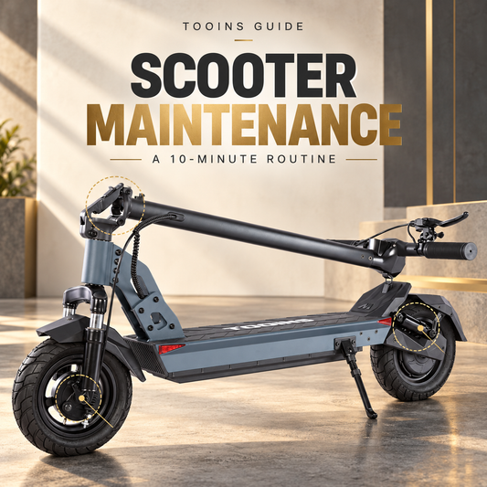 TOOINS Guide cover: Electric Scooter Maintenance: A 10-Minute Routine