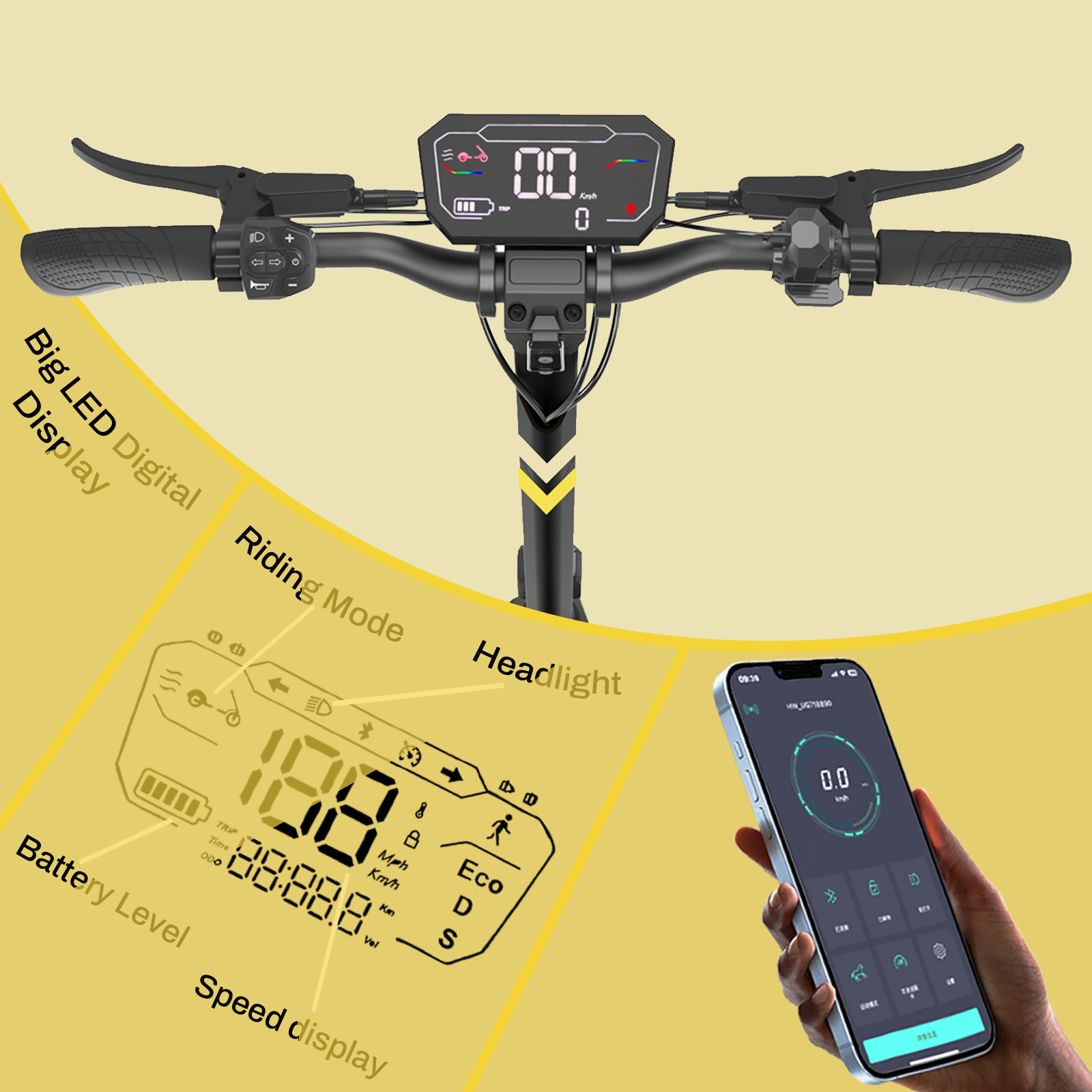 TOOINS X2 1000W High-Speed Electric Scooter