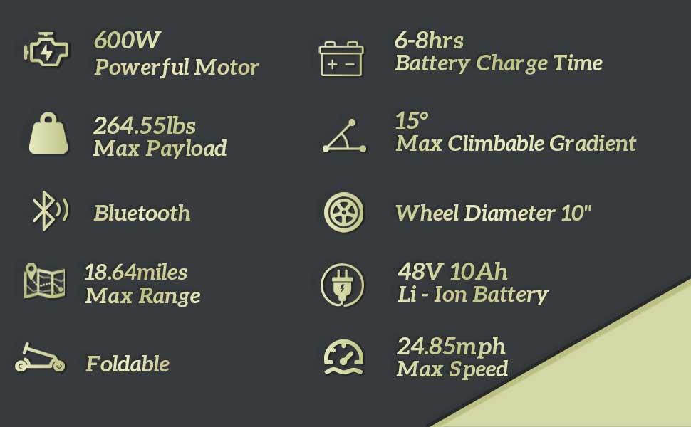 TOOINS M1 Adult Electric Scooter