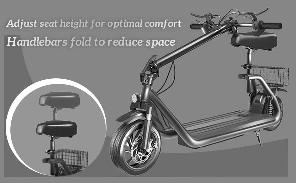 TOOINS M2 Electric Scooter with Seat